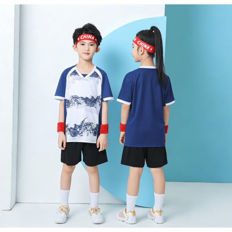Breathable Quick-Dry Badminton Shirt Set Men Women Sportswear Lightweight Training Top