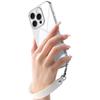 SULADA Für iPhone 16 Pro Hülle Galvanisiert Ultra Klar Weiche TPU Handyhülle mit PU Handschlaufe