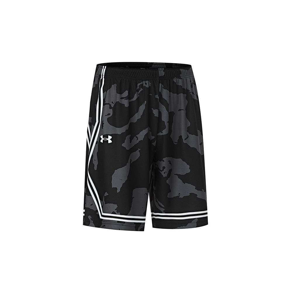 Under Armour Fitness Running Elastic Waist Sports Shorts Unisex Shorts Black 24500210-001
