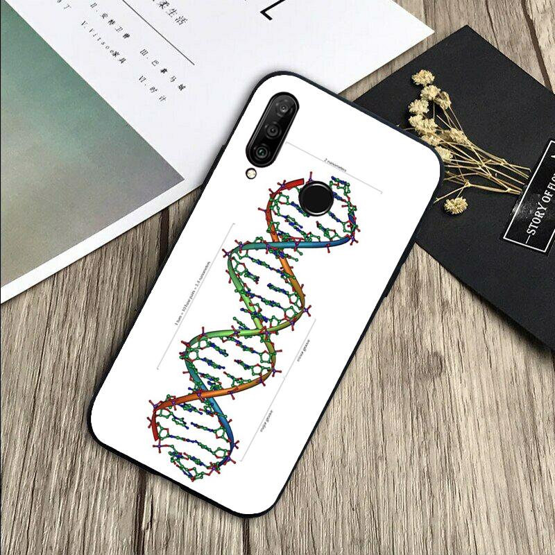 

Retro DNA Science Illustration For Huawei Nova 11 9 10 SE Y70 Y60 Y90 Y61 Y91 Y73 Y72 12i 11i 8i P30 P40 Lite P60 Pro Case Huawei Nova 5T