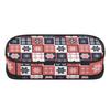 Pen Case 300D Polyester Printed Zip Around Closure with Removable Pen Slot Divider Mesh Pocket and Main Storage for Students