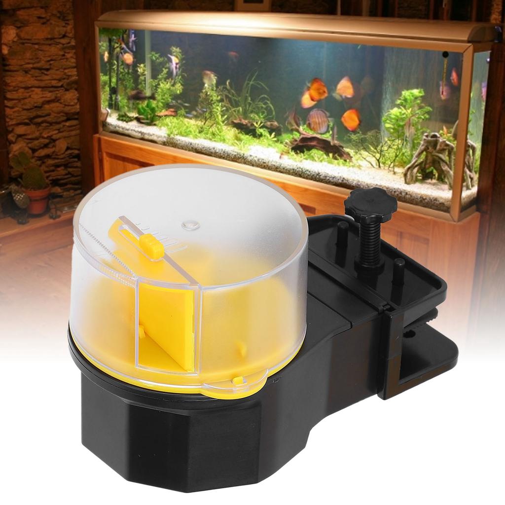 Automatic Fish Feeder Timed Flexible Convenient Clean Easy Installation Fish   Food Dispenser