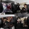 Classic comics BBungo Stray Dogs Cushion Cover Pillow Case Antidustmite Invisible zipper silky plush cushion
