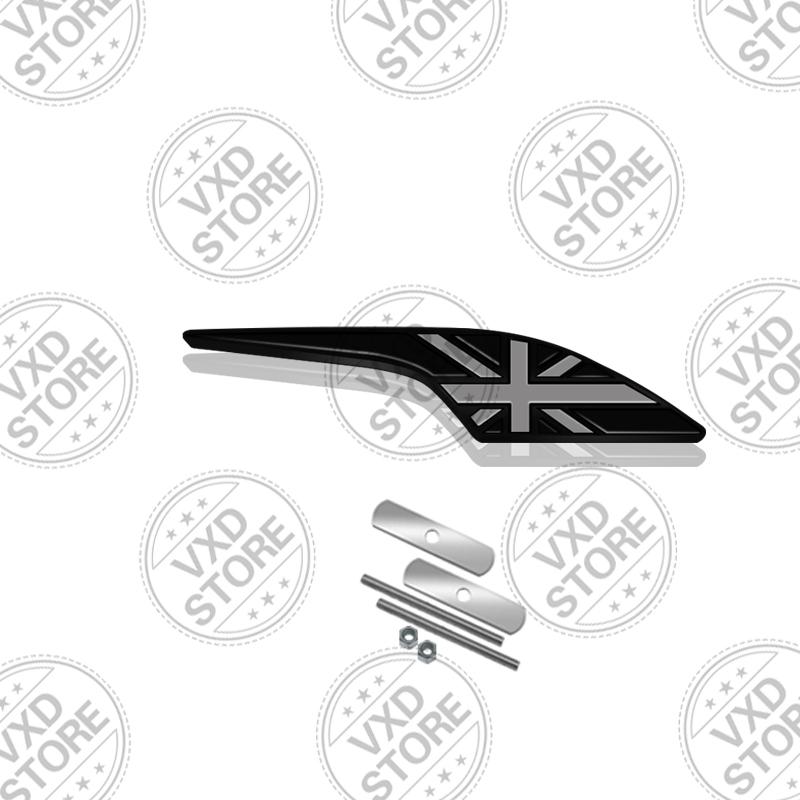 3D UK British Flag Grille Emblem METAL Rear Trunk Car Badge sticker For Abarth Land Rover Jaguar Skoda seat MINI Copper Fiat SS10