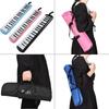 COMETX Melodica 37-Key Instrument with Melody and Air Piano Keyboard 2 Soft Blow Pipes 2 Mouthpieces Carrying Bag Beginner and Adult Gift Set