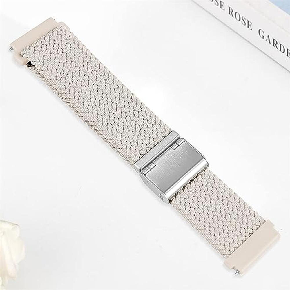 20mm 22mm Band for Samsung Galaxy Watch 7/4/6 Classic/5 Pro/Gear S3 44mm 40mm Nylon Braided Bracelet Correa Galaxy Watch 6 Strap