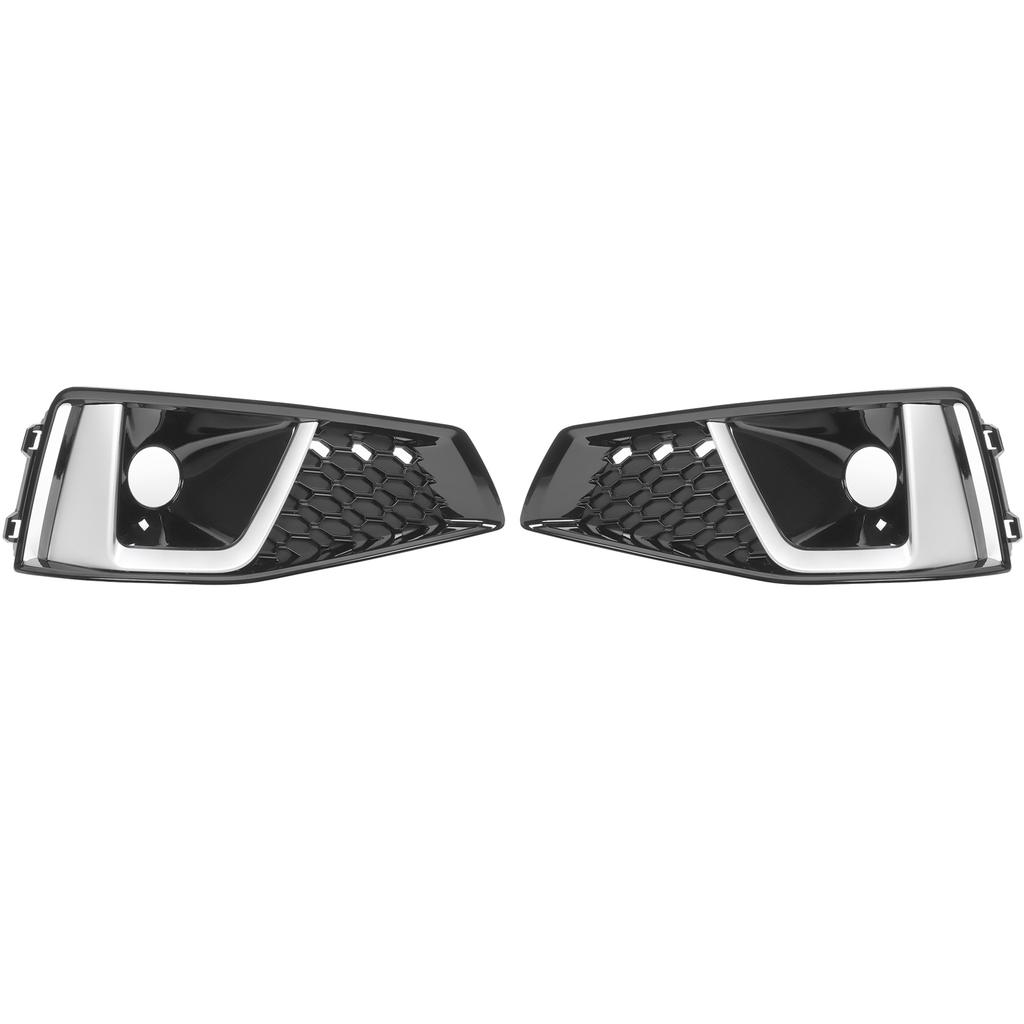 2pcs Front Bumper Fog Light Grill Car 8WD807682J 8WD807681J Fit for A4L 2018?2020