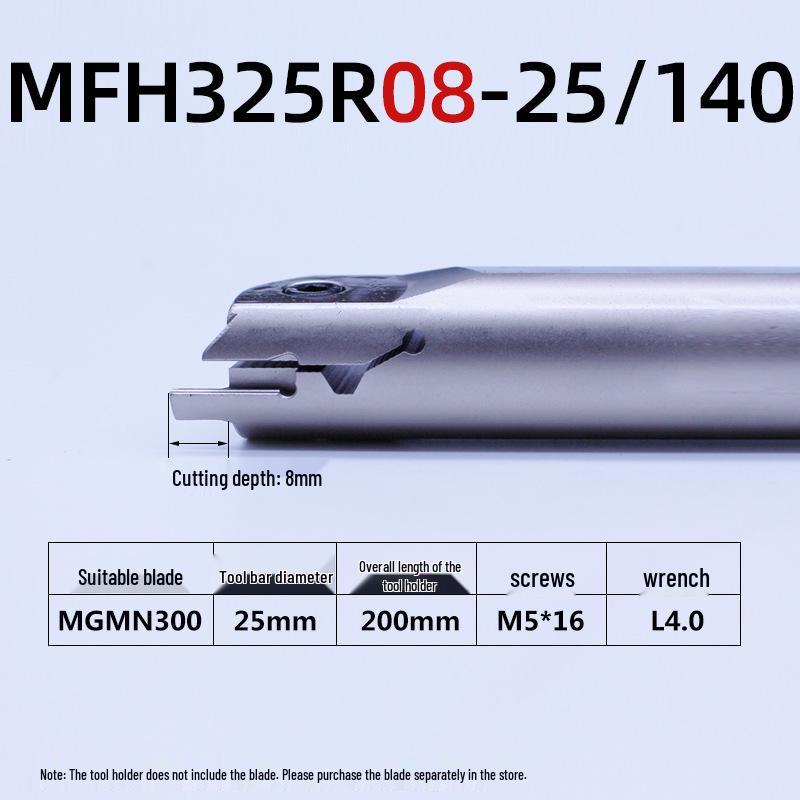 Inner Hole Face Grooving Tool Holder MFHR/L Flat 320/420/325/425 Groove Tool, Spring Steel