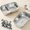 Large Capacity Stainless Steel Lunch Box Insulated Divided Food Storage Container  for Home