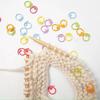 Colorful Metal Circular Knitting Needles & Spiral Stitch Markers for DIY Crafting