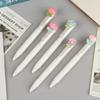 Cute 3D Flower Decor Gel Pens - Retractable Ballpoint Pens for School Office, Aesthetic Stationery Supplies