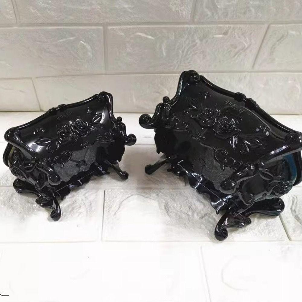 Korean Style Jewelry Storage Box With Mirror Rose Flower Storage Box Beautiful   Home