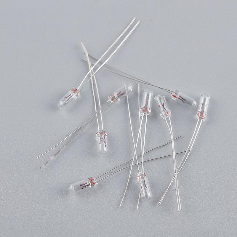 10ks Mini 3/4/5Mm 3/6/12/24V Žárovka Žárovka Edison Žárovka Rýže