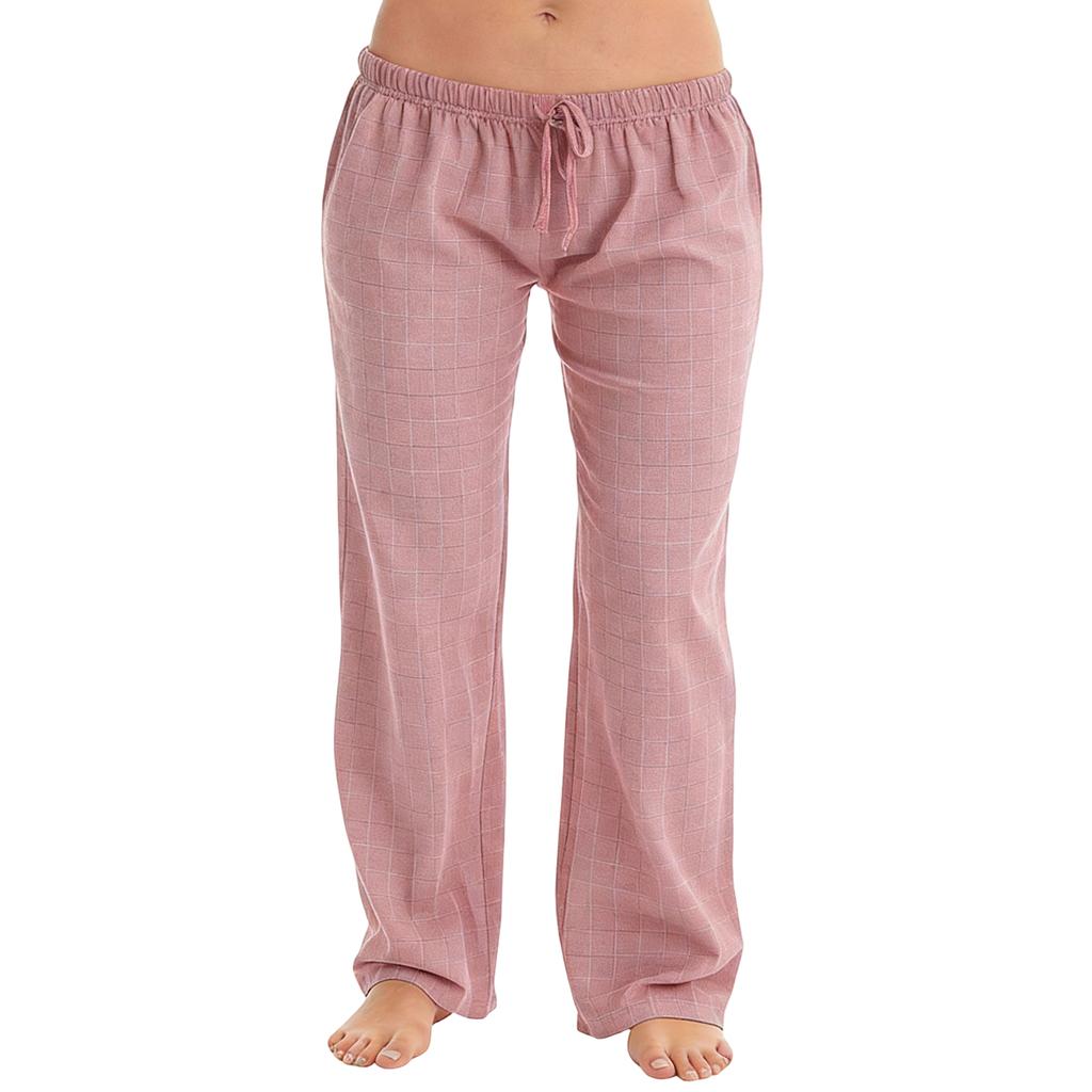 Womens Pajama Pants Sleepwear Casual Drawstring Elastic Waist Pants Comfy Straight Yoga Loose Trousers