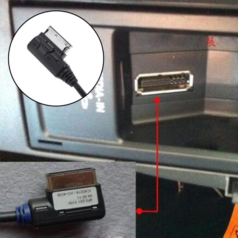 Easy To Connect 3.5mm Music Interface Cable Flexible AUX Adapter Cable Fit for Automobile AMI Port Integration 1 Meter