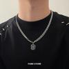 Titanium Steel Lucky Pendant Necklace For Man Woman No Fading Sweater Collarbone Chain Unisex Charm Kpop  Wholesa
