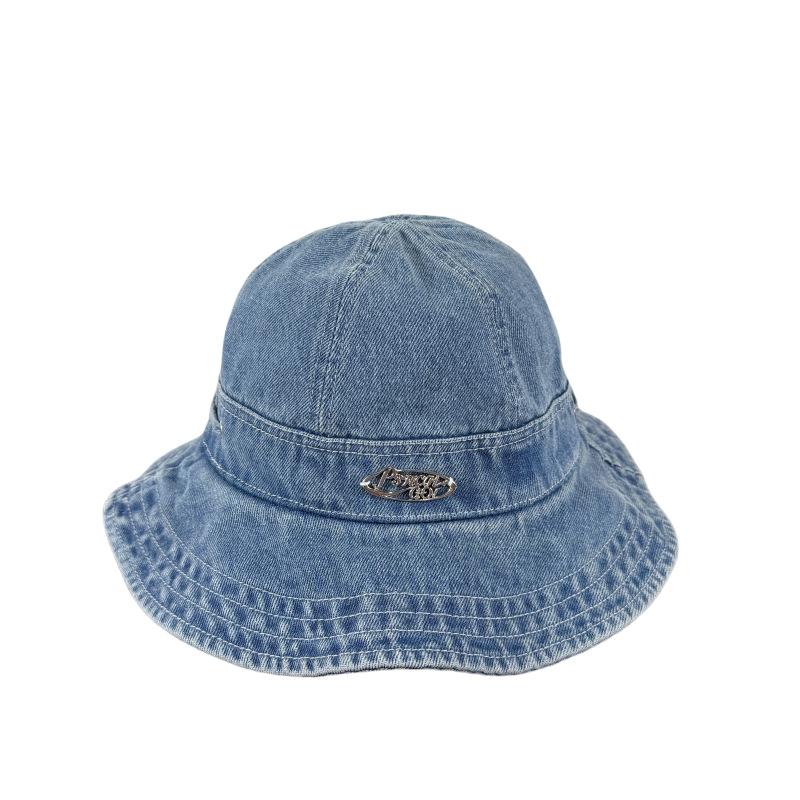 Retro Cowboy Fisherman's Hat for Women's Spring and Summer Outdoor Mountaineering Hat Sunscreen and Sunshade Hat