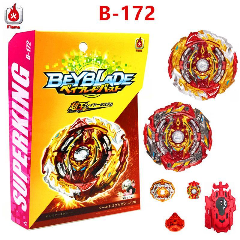 Beyblade Burst Superking B-172 World Spriggan Unite 2b With Spark Ruler Launcher For Epic Battles