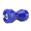 90mm Boat Trailer Bow Roller Shock Absorbing Wearproof Impact Protection PVC Bow Stop Bell Roller Blue