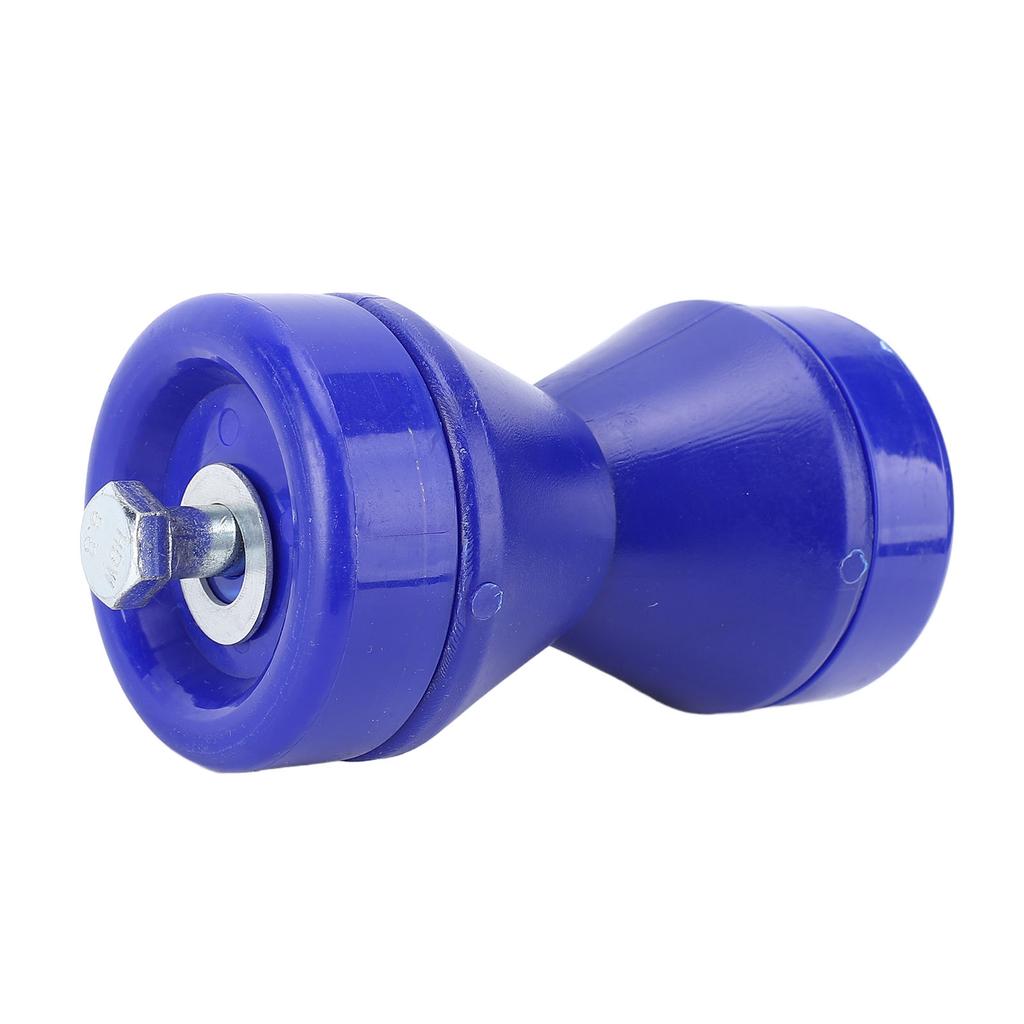90mm Boat Trailer Bow Roller Shock Absorbing Wearproof Impact Protection PVC Bow Stop Bell Roller Blue