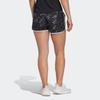 Adidas Logo Print Camouflage Stripe Mid-Waist Sports Shorts Women Bottoms Carbon-Black HM4249