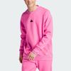 adidas ZNE. Moletom Premium Logo Liso Secagem Rápida Esportivo Casual Gola Redonda Manga Longa Masculino Moletom Rosa IN5111