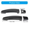 Carbon Fiber Door Handle Cover Trim for 2010-2015 Models, ABS Overlay Design for Exterior Handle Area Style and Daily Driving Detail