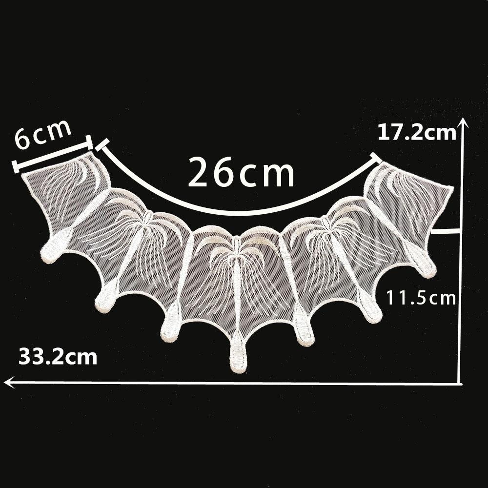 Mode Spitze Hohl Netzspitze DIY Nähen Stickerei Spitze Vorderkragen Dekoratives Bekleidungszubehör