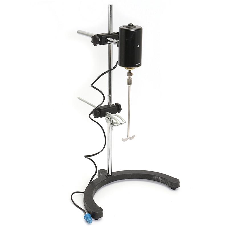 100W 3000rpm Overhead Stirrer Adjustable Churn Stir Machine Blenders Laboratory Stirrer Dual Control Mixer Electric Lab Mixer