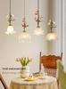 American Minimalist Copper Pendant Lamp for Modern Bedside Use