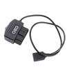 48cm 18.9in OBD Power Adapter Cable with Switch Button ACC Mode Low Voltage Protection for Dash Camera Phone Charging