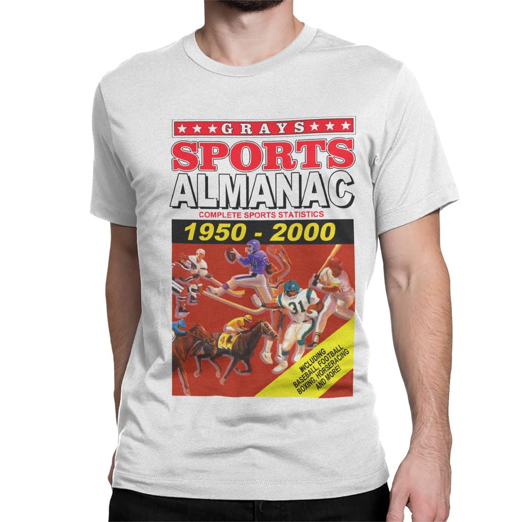 Sports Almanac 1950 - 2000 T Shirt Men Women 100% Cotton Vintage T-Shirts Round Collar Back To The Future Tee Shirt Plus Size