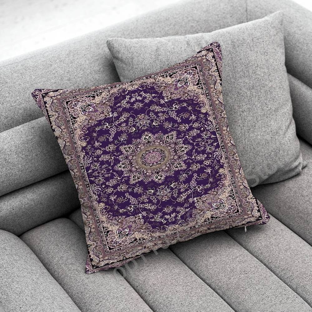 Persian Carpet Floral Pattern Throw Pillow Case For 50x50cm 40x40cm 55x55cm 45x45cm 30x30cm Square Bedroom Pillowcase Cover