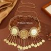 Inlaid Diamond Fringe Belt Alloy Fringe Waist Chain Vintage Waist Chain Belt  For Weddings