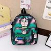 Puff Power Girls Large Capacity Backpack Kids Cartoon Schoolbag Waterproof