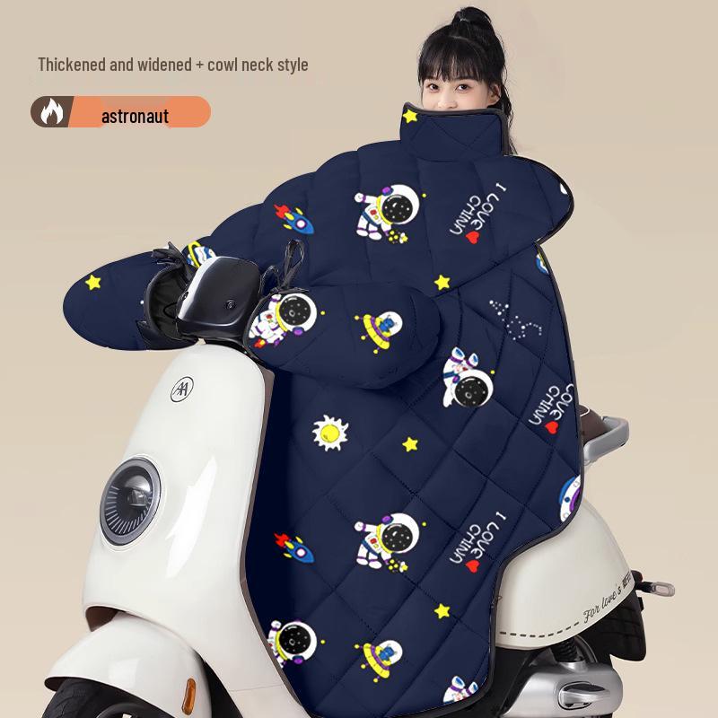 Universal Waterproof and Coldproof Plush Windshield Cover for Electric Vehicles