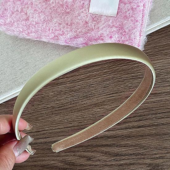 Hair Hoop Pure Color Suede Lining Built-in Anti-Slip Design Headband Commuting Matte Texture Headband Hair Accessory