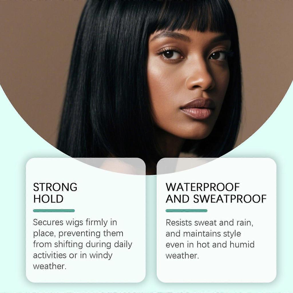 Melting Spray And Holding Spray, Extra Hold Melting Spray for Lace Wigs, Wig Melting Spray Strong Natural Forming Hold with Fast Drying