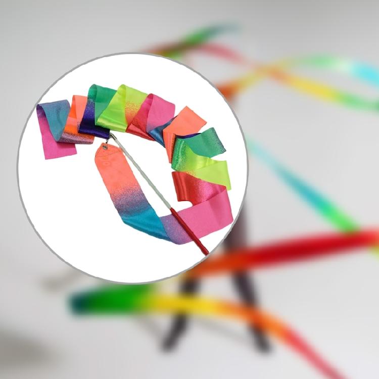 Sparkling Dance Ribbon Twirling Gymnastic Ribbon Long Ribbon Streamers Ribbon