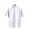 Summer Men's Lapel Shirt Woven Solid Color Simple Loose Casual Short-sleeved Shirt