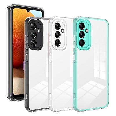 2 In 1 Transparent Phone Case for Samsung A25 A34 A54 A24 A14 A04 Galaxy M54 M14 A33 A53 A73 A23 A13 A52 A72 A51 A71 Clear Cover