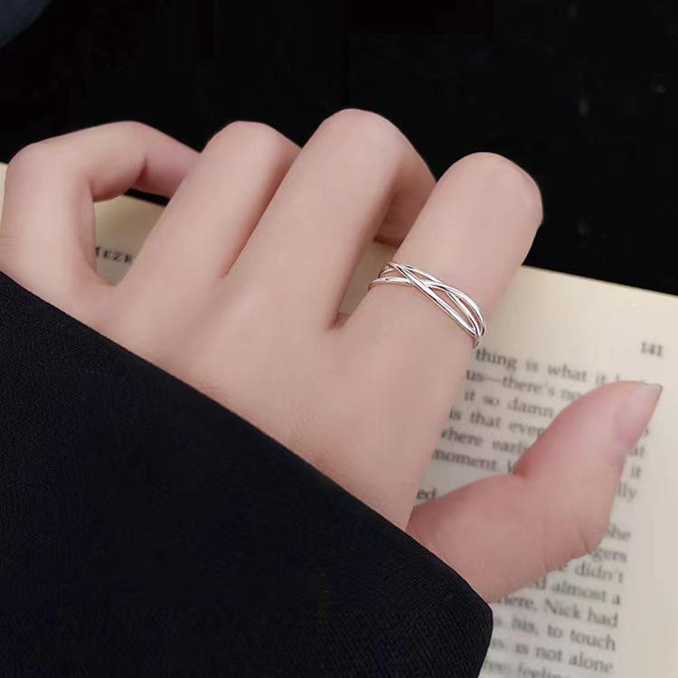 Korean Style Personalized Multi-layer Woven Open Ring Jewelry