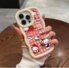 Hello Kitty Chain Case For Iphone 17 Pro Max 16 15 14 13 12 11 Pro Max 17 Air 16e 14 16 15 Plus 16+ Phone Casing Cute Wave TPU