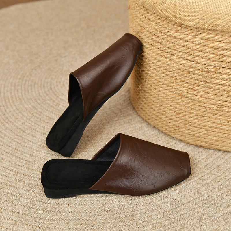 Fashion Lazy Baotou Semi-slippers for Women in The Summer of 2025, Fashionable, Casual and Versatile Slip-on