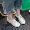 Perforated Breathable Shoes, Women's Soft-soled Single Shoes, Casual Shoes, Flat Board Shoes Devotion
