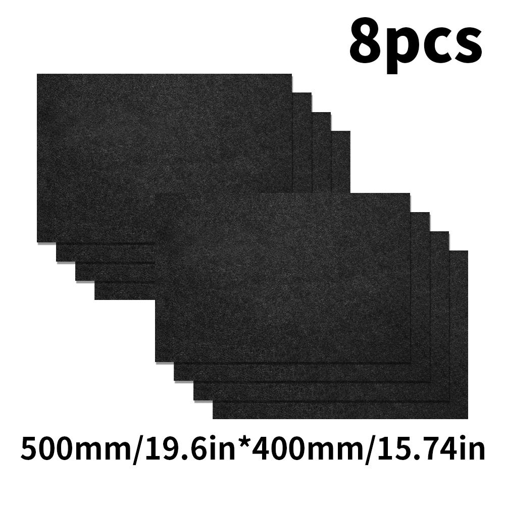 Car Mats Disposable Non-slip Pad 4/8Pcs Felt Wear-resistant Mat Accessories Decoration Decorations Interior Automobiles Parts