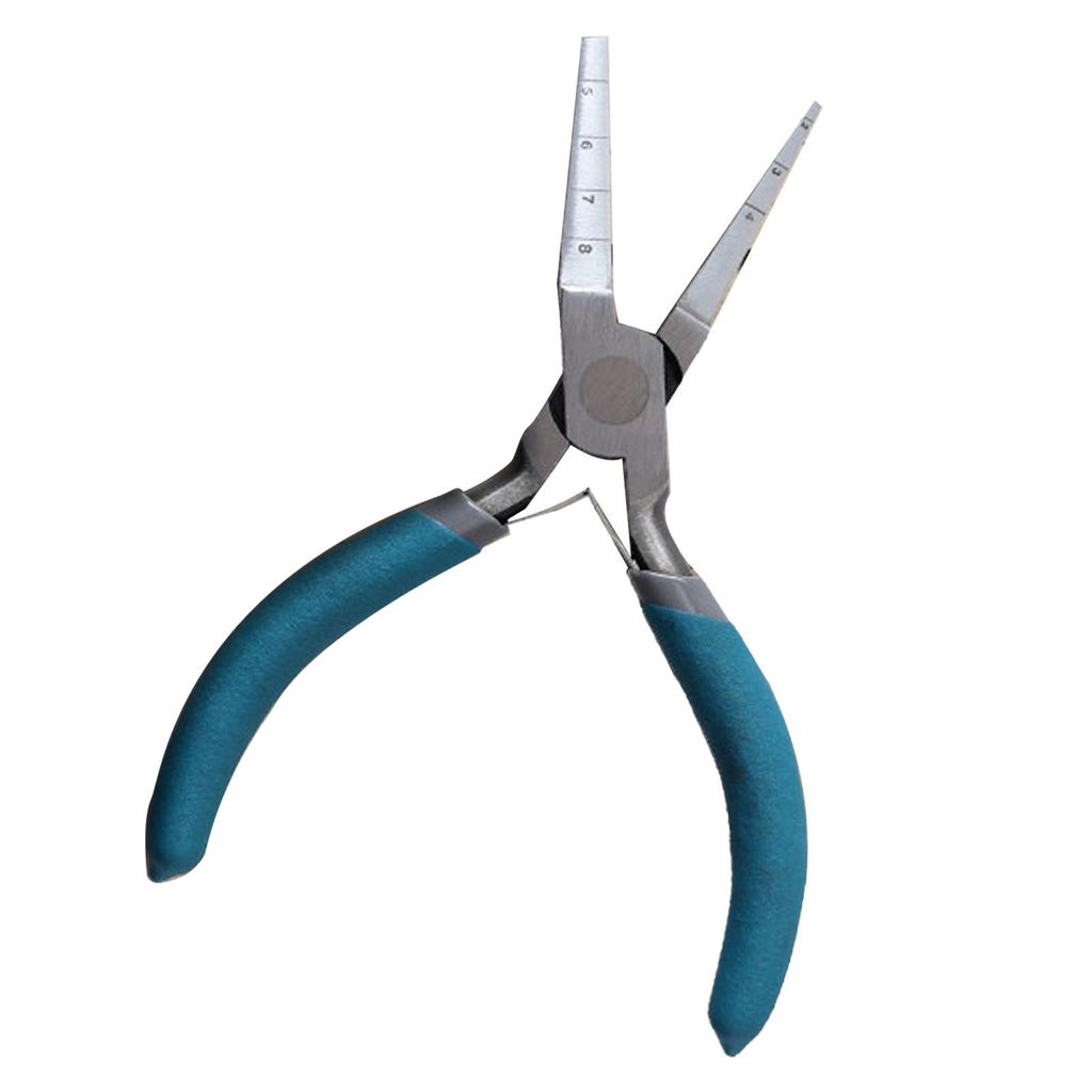 6in Double Square Nose Winding Pliers Multifunctional Wire Looping Pliers with Scales for Crafts