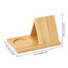 Portable 2 in 1 Wood Book Stand Reading Book Coffee Organizer Triangle Reading Stand Office