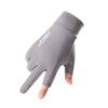 Mens UV Protection Half-Finger Cooling Gloves Cycling Driving Fishing Outdoor Use