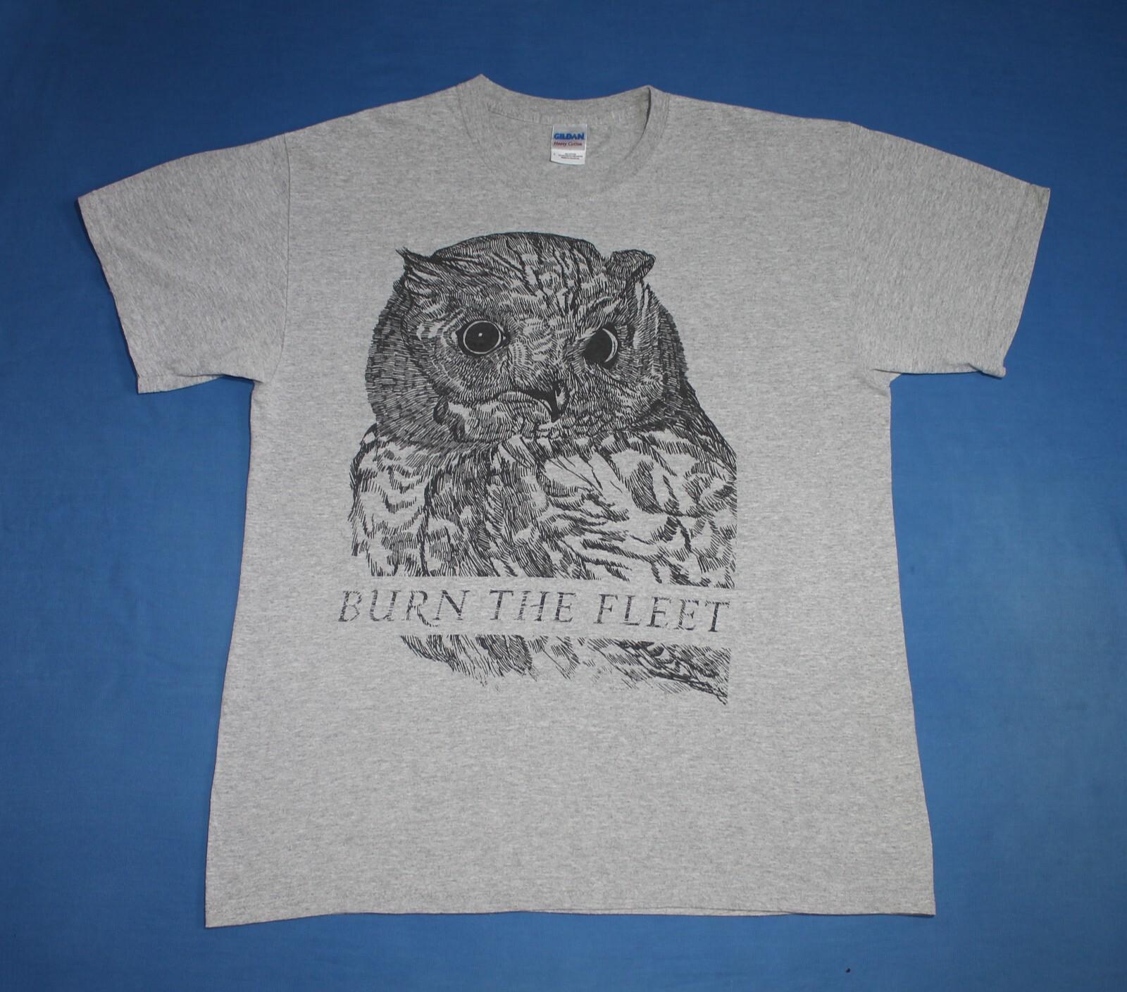 New Burn the Fleet Shirt Alternative Rock Band Gray Men s Tee L M